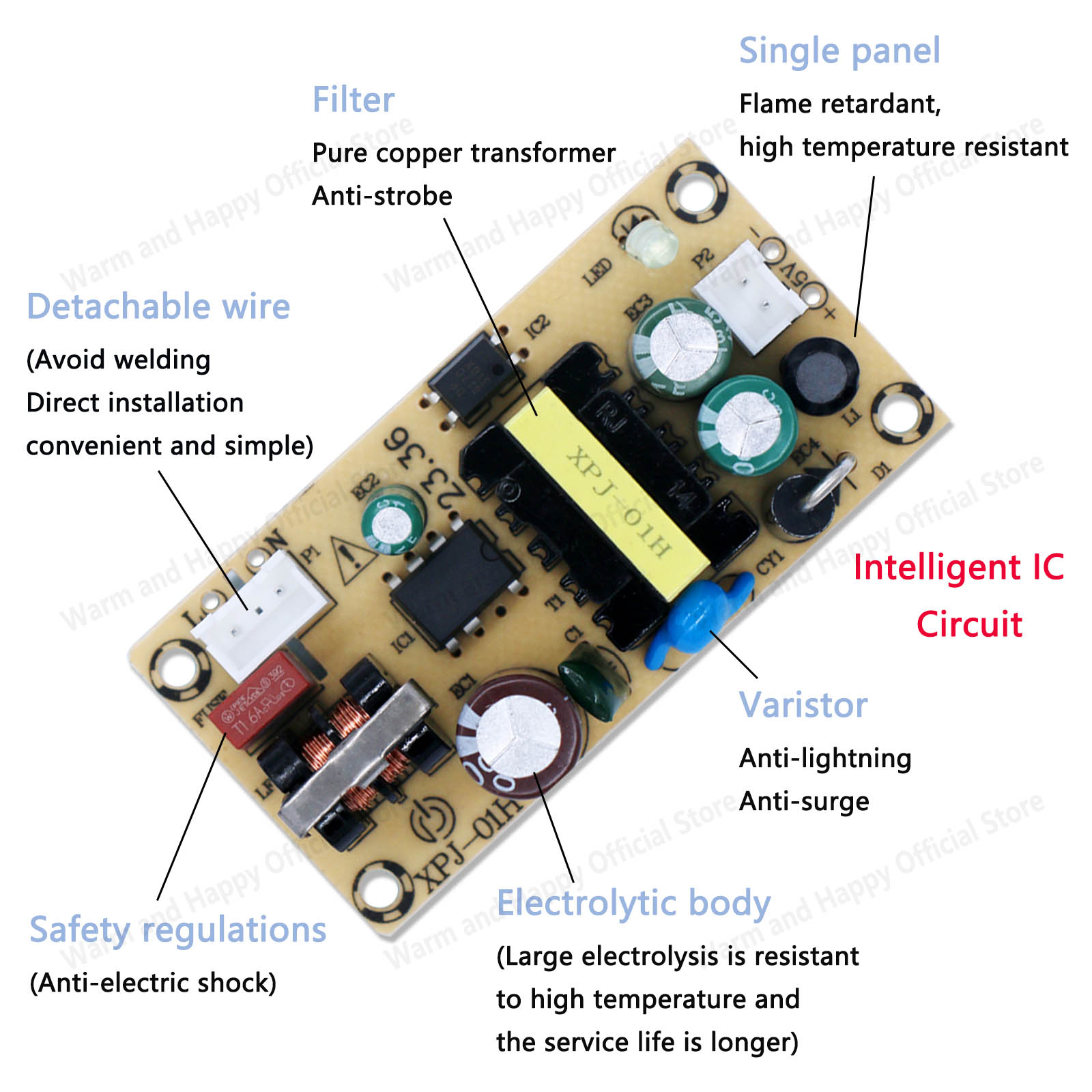 10W 15W 25W DC5V Power Supply  - Outdoor Use Power Strip のレビューと価格