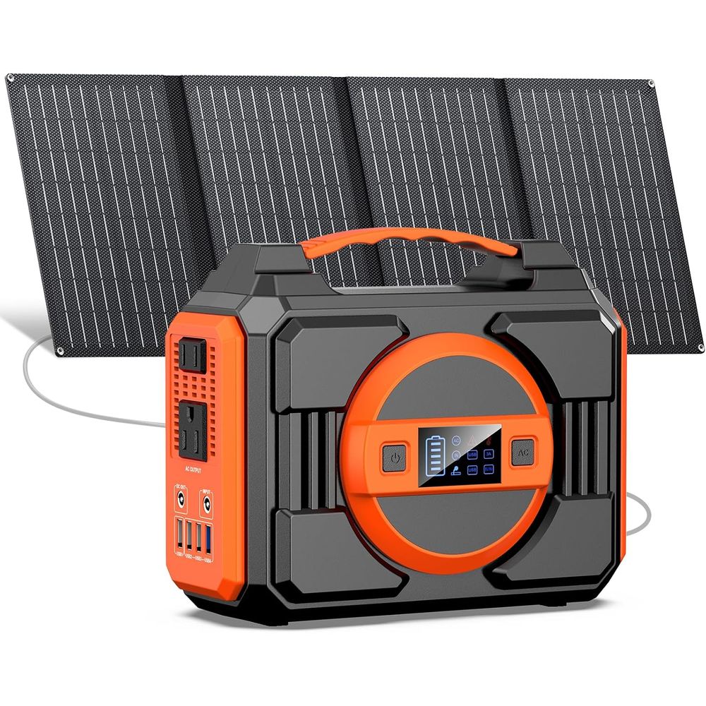 300W Portable Solar Generator  - Outdoor Power Bank With Ac Outlet のレビューと価格