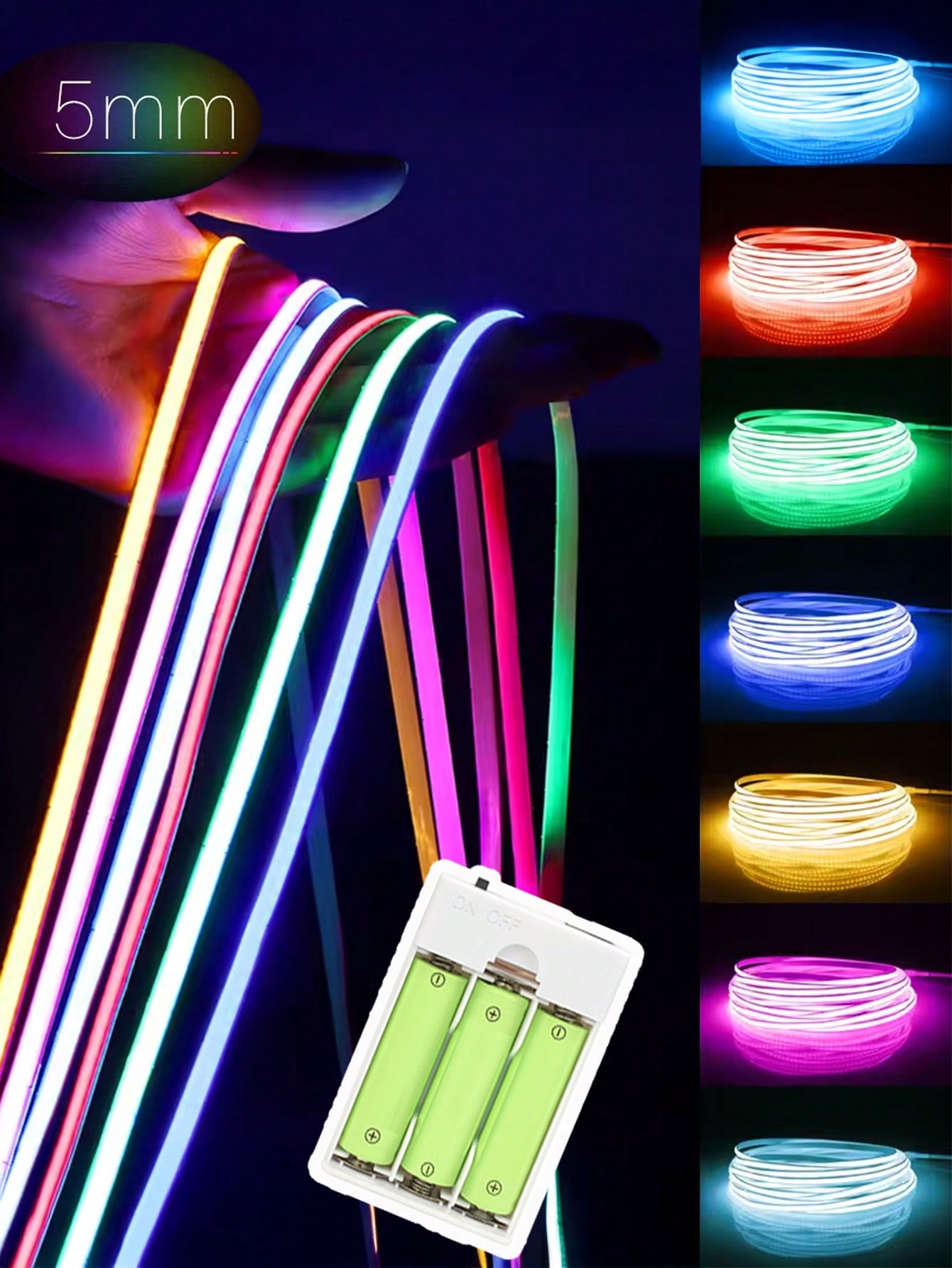 Acosh Neon Multi-Color COB LED - Outdoor Use Power Strip のレビューと価格