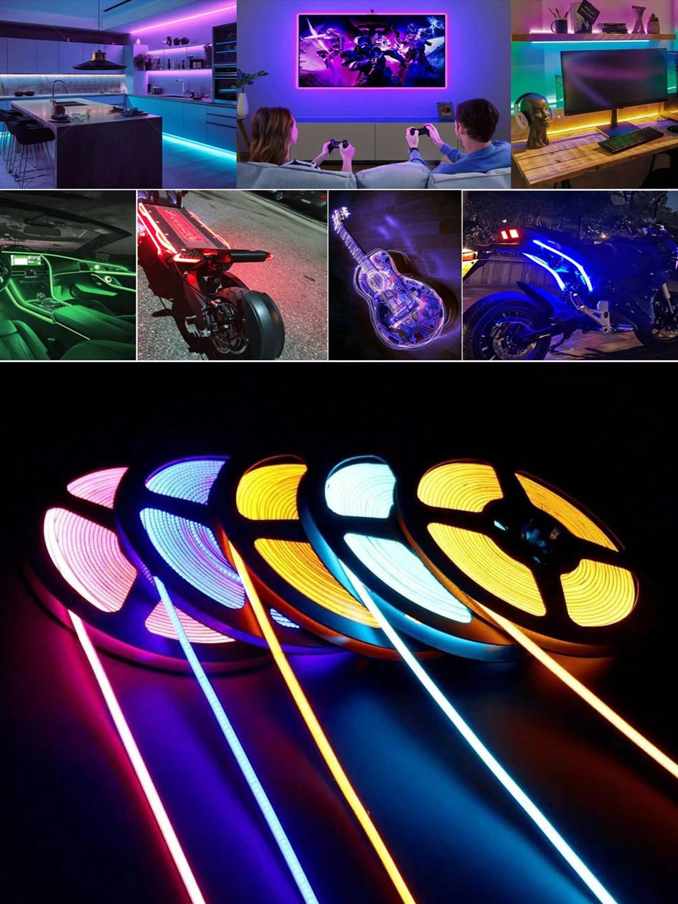 Acosh Neon Multi-Color COB LED - Outdoor Use Power Strip のレビューと価格