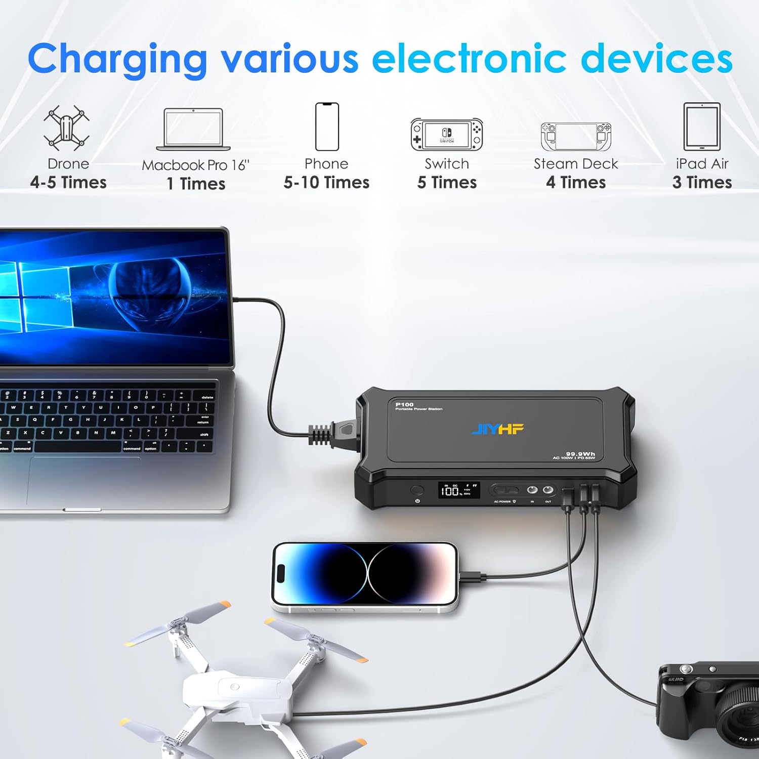 Portable Power Bank with AC Ou - Outdoor Power Bank With Ac Outlet のレビューと価格